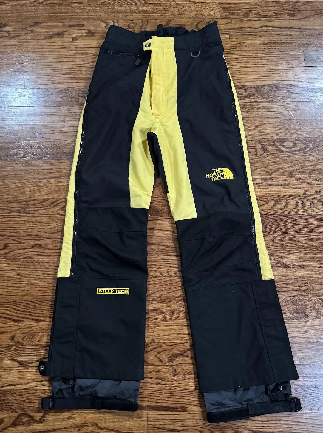 Vintage The North Face Steep Tech Yellow Pants (Size S) — RootsBK